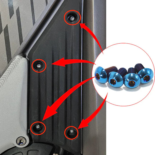 talaria xxx side panel titanium ( Set of 7 )